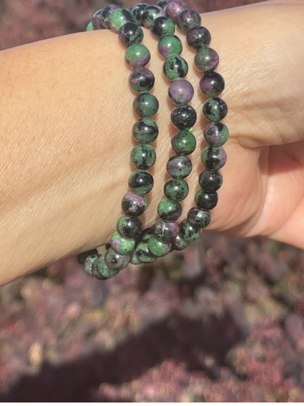 #2344* GAUEIOUR Natural Crystal Beaded Stretch Bracelet - Unisex’s - Picture 8 of 17